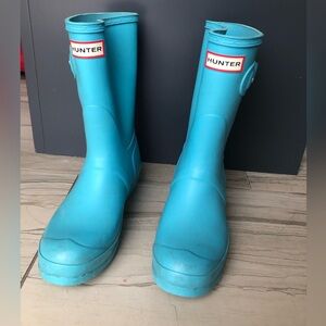 HUNTER Boots Women's Original Short Classic Rain Boot size 6